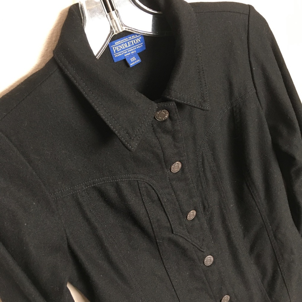 Pendleton wool western shirt jacket, XXS